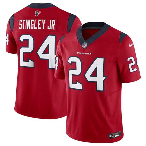 Men & Women & Youth Houston Texans #24 Derek Stingley Jr. Red 2023 F.U.S.E Vapor Untouchable Stitched Football Jersey